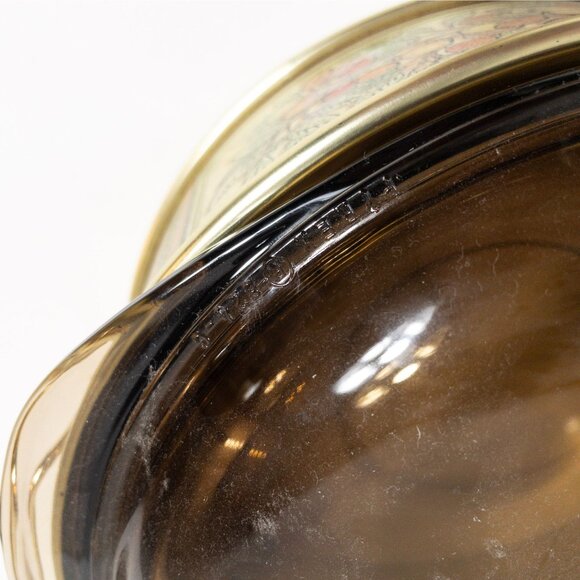 Vintage Pyrex Originals Fireside 2-Quart Casserole Dish W/ Amber Glass Lid - Picture 14 of 16